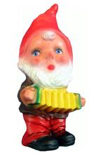 Kleine tuinkabouter met harmonika, Verzenden, Nieuw
