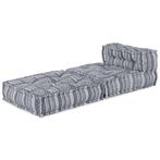 vidaXL Modulaire Pouffe in Grijs, 70x70x54 cm, Stof, Verzenden, Nieuw, Grijs