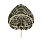 bamboe waaier streep zwart/naturel 40cm*, Huis en Inrichting, Woonaccessoires | Overige, Verzenden, Nieuw