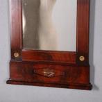 Hollandse Empire spiegel met brons en inlegwerk ca 1810 blo, Antiek en Kunst, Ophalen of Verzenden