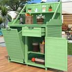 Houten Gereedschapsschuur met Werkblad – 154 cm, Verzenden, Nieuw