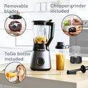 Bosch MMB6177S VitaPower Serie 4 - Blender - Zilver - 1200W, Nieuw