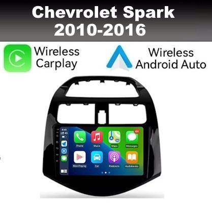 Chevrolet Spark 2010-2016 navigatie android 14 apple carplay, Auto diversen, Autonavigatie, Nieuw, Ophalen of Verzenden