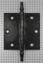 Scharnier ijzer zwart, 3 (76 x 76 mm), Nieuw, Ophalen of Verzenden