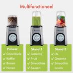 2dekans | KitchenBrothers Smoothie Blender - 2-in-1 Mini, Ophalen of Verzenden