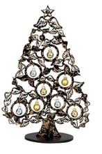Kerstboom van hout Zwart/Goud 38cm, Diversen, Kerst, Nieuw, Verzenden