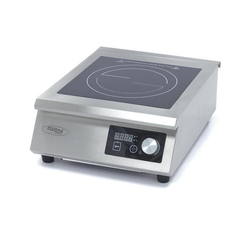 Inductiekookplaat - Ø 32 cm - 5000W - 400V, Witgoed en Apparatuur, Kookplaten, Vrijstaand, 3 kookzones of minder, Nieuw, Inductie