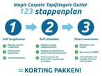 Tapijttegels Van Heugten OUTLET,  TOT 80% KORTING!, Huis en Inrichting, Stoffering | Vloerbedekking, Ophalen, Nieuw, Blauw, Tapijttegels