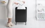 Brabantia Bo Touch Bin Hi Prullenbak - 60 liter - Matt Black, Huis en Inrichting, Woonaccessoires | Prullenbakken, Verzenden, Zo goed als nieuw