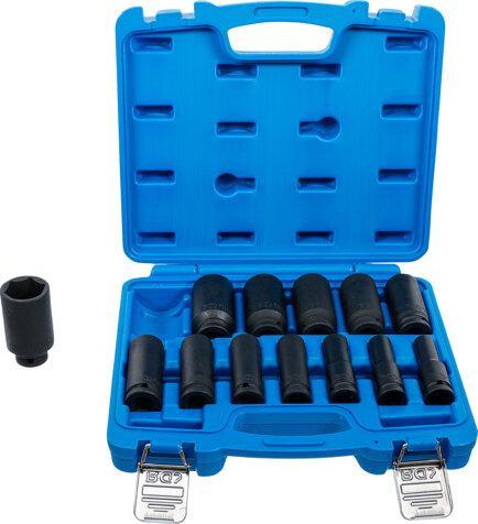 Bgs Technic Kracht dopsleutelset zeskant, diep 12,5 mm (1..., Auto diversen, Autogereedschap, Verzenden