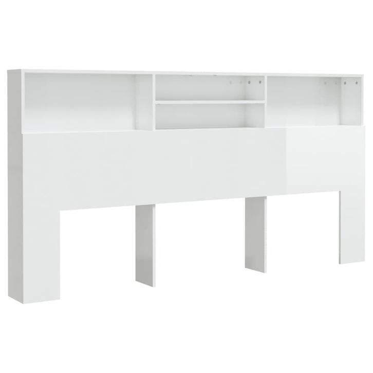 Hoofdbordkast 200x19x103,5 | Retourdeal | Slaapkamertrend, Huis en Inrichting, Slaapkamer | Bedden, 70 cm of minder, 200 cm, Wit