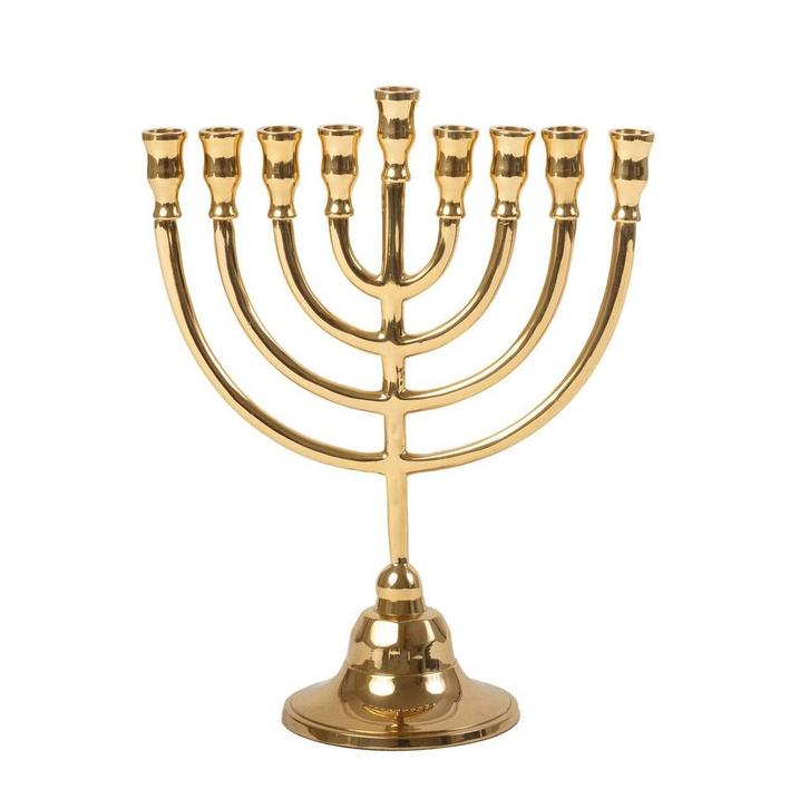Chanukah Menorah van Yair Emanuel, Bronzen Chanoekia ver..., Huis en Inrichting, Woonaccessoires | Kandelaars en Kaarsen