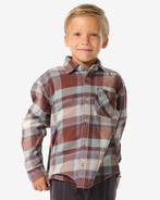 HEMA Kinderoverhemd flanel ruiten bruin van €21.99 voor sale, Verzenden, Nieuw