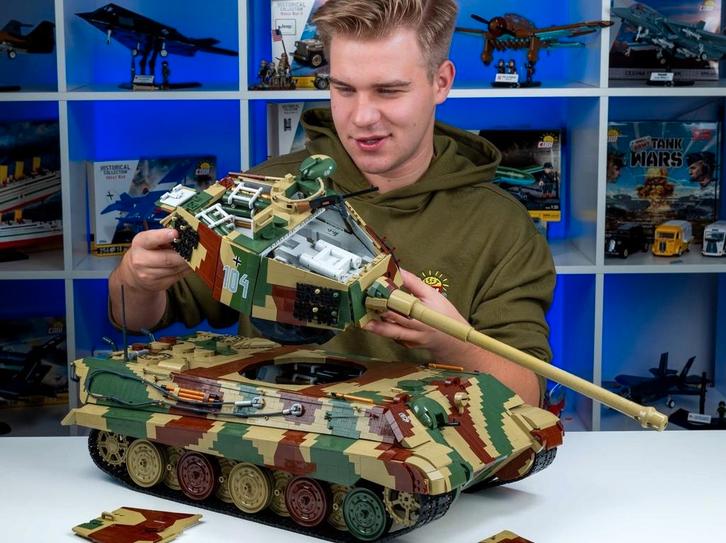 COBI 2808 PZKPFW VI B Tiger II (Leger bouwsets), Kinderen en Baby's, Speelgoed | Bouwstenen, Nieuw, Verzenden