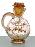 Emile Gallé - Kruik - “Chardons et Croix de Lorraine“ - Glas, Antiek en Kunst, Antiek | Glas en Kristal