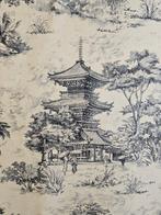 Toile De Jouy originele stof, Art Nouveau in oosterse stijl, Antiek en Kunst
