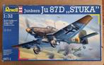 Revell 04711 Junkers Ju 87D Stuka 1:32 (Hasegawa rebox), Hobby en Vrije tijd, Modelbouw | Vliegtuigen en Helikopters, Verzenden