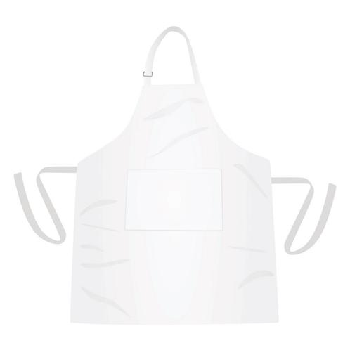 GGM Gastro | (5 stuks) Bistro schort - Wit - B x H: 67 x 84, Huis en Inrichting, Keuken | Textiel, Wit, Nieuw, Schort, Verzenden