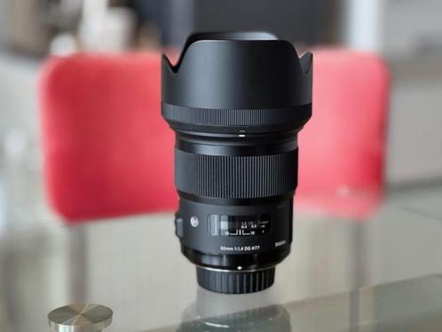 Sigma 50mm f/1.4 DG HSM ART (Nikon) 50 1.4, Audio, Tv en Foto, Fotografie | Lenzen en Objectieven, Standaardlens, Zo goed als nieuw