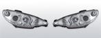 Carnamics Koplampen | Peugeot 206 98-02 3-d / 206 98-02 5-d, Auto-onderdelen, Verlichting, Verzenden, Nieuw