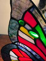 Lamp - mooie art-deco / Tiffany-stijl vlinderlamp - Glas,