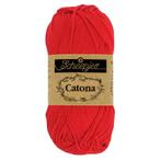 Scheepjes Catona 25g - 115 Hot Red - Haakgaren / Breigaren, Hobby en Vrije tijd, Ophalen of Verzenden, Nieuw, Breien of Haken