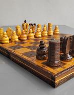 Schaakspel - in legno - Est Europa - con scacchiera