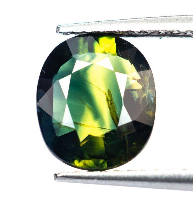 Zonder minimumprijs Saffier - 2.65 ct - Bellerophon Gemlab -, Sieraden, Tassen en Uiterlijk, Edelstenen