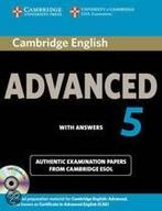 Cambridge English Advanced 5 Self study Pack s 9781107603271, Verzenden, Zo goed als nieuw