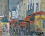 Lyne Seybel (1919-2009) - Paris, la rue Mouffetard, Antiek en Kunst