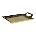 dienblad rechthoek champagne goud 25cm, Verzenden, Nieuw