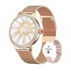 Diamant Smartwatch - Gezondheid Monitor Sport Tracker, Verzenden, Nieuw, ChiBear