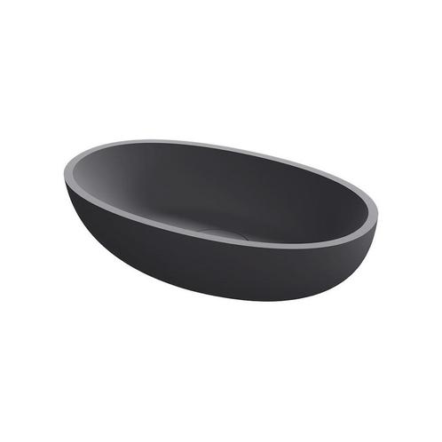 Waskom Riho Escala 55x32 cm Solid Surface Mat Antraciet, Doe-het-zelf en Verbouw, Sanitair, Overige typen, Nieuw, Ophalen of Verzenden