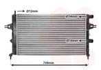 RADIATOR VOOR OPEL ASTRA G 1998-2004 09119481, Auto-onderdelen, Airco en Verwarming, Ophalen of Verzenden, Nieuw