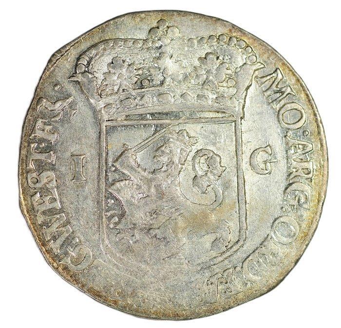 Nederland, West-Friesland Generaliteitsgulden 1713 - CNM, Postzegels en Munten, Munten | Nederland