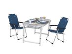 Bo-Camp - Tafel - Premium - Ovaal - Koffermodel - 150x80 cm, Verzenden, Zo goed als nieuw