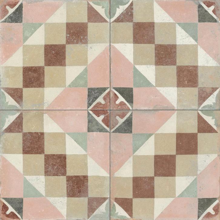 Vloertegel / wandtegel favara vintage 22.3x22.3 r10, Doe-het-zelf en Verbouw, Tegels, Vloertegels, Nieuw, 10 m² of meer, Keramiek