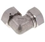 M45x2 x 35L RVS Verstelbaar L-Fitting 90graden met, Verzenden, Nieuw