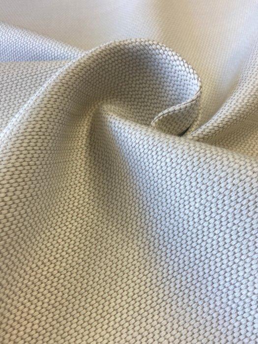 Hoogwaardig! Luxe geweven stof, roomwit op zandkleurige, Antiek en Kunst, Antiek | Kleden en Textiel