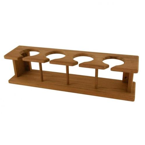 Teak Wijnglazenrek - 4 glazen, Watersport en Boten, Accessoires en Onderhoud, Nieuw, Ophalen of Verzenden