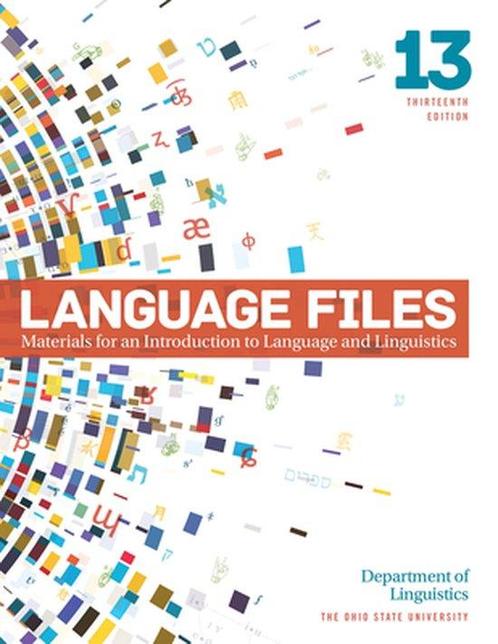 Language Files Materials for an Introduction t 9780814258354, Boeken, Studieboeken en Cursussen, Zo goed als nieuw, Verzenden