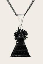 Zilveren Inca tempel ketting hanger, Sieraden, Tassen en Uiterlijk, Ophalen of Verzenden, Nieuw