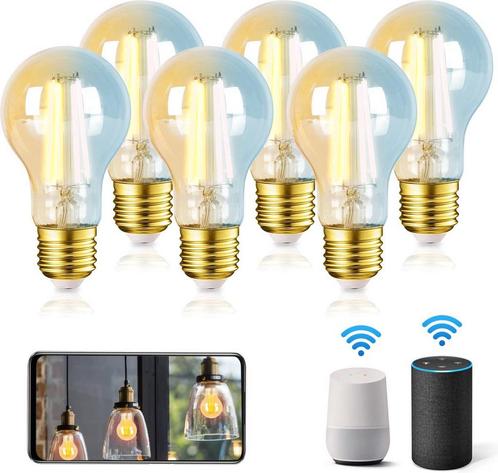 Aigostar LED Filament lamp - Dimbaar - 6W - E27 - 6 Stuks, Huis en Inrichting, Lampen | Overige, Nieuw, Verzenden