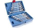 Veiling - Ratelsleutelset - 12-delig - 6/19 mm - Incl. koffe, Doe-het-zelf en Verbouw, Gereedschap | Handgereedschap, Nieuw