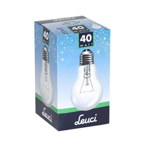 Leuci Gloeilamp E27 220-240V 40W Helder, Huis en Inrichting, Lampen | Plafondlampen, Nieuw, Ophalen of Verzenden