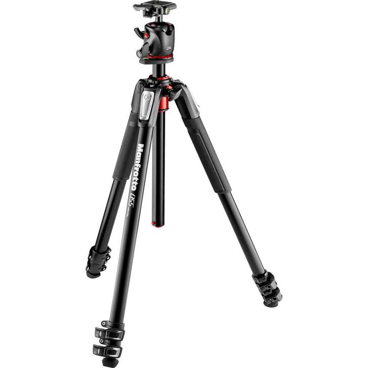 Manfrotto 055 Aluminium 3 Sec Kit Balhoofd Arca Swiss, Audio, Tv en Foto, Fotografie | Statieven en Balhoofden, Driepoot, Nieuw