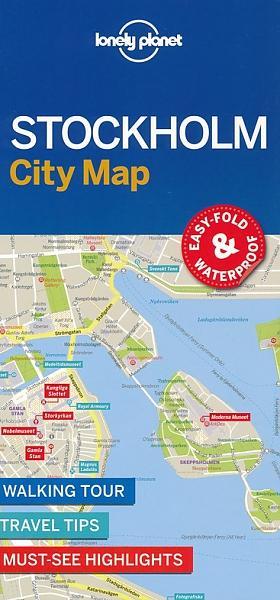Stadsplattegrond Stockholm City Map | Lonely Planet, Boeken, Atlassen en Landkaarten, Nieuw, Verzenden