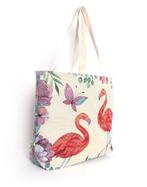 Canvas shopper flamingo, Verzenden, Nieuw, Overige kleuren, Overige merken