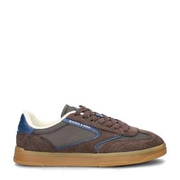 Scotch & Soda Slim lage sneakers voor heren in het Bruin beschikbaar voor biedingen