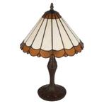 Tiffany tafellamp – Klassiek Waaierpatroon – Ø 30 × H 47 cm, Huis en Inrichting, Lampen | Tafellampen, Verzenden, Nieuw
